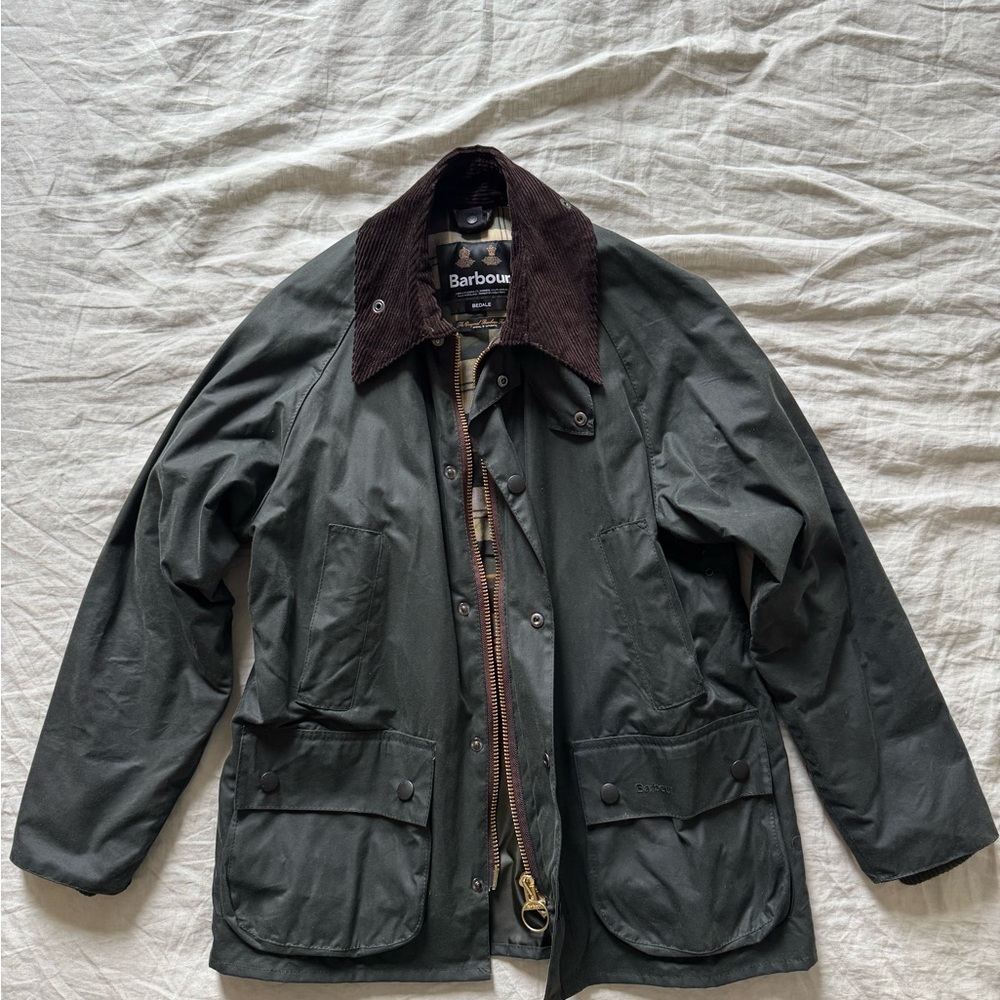 Barbour Bedale in Sage - size 38 - NWOT